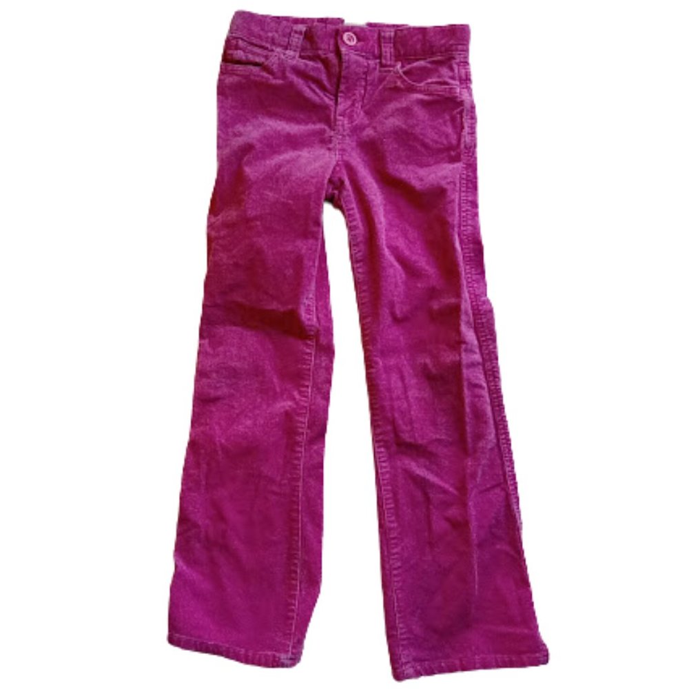 ---  Bubble Gun Pink Stretch Cord Pants Girl 8